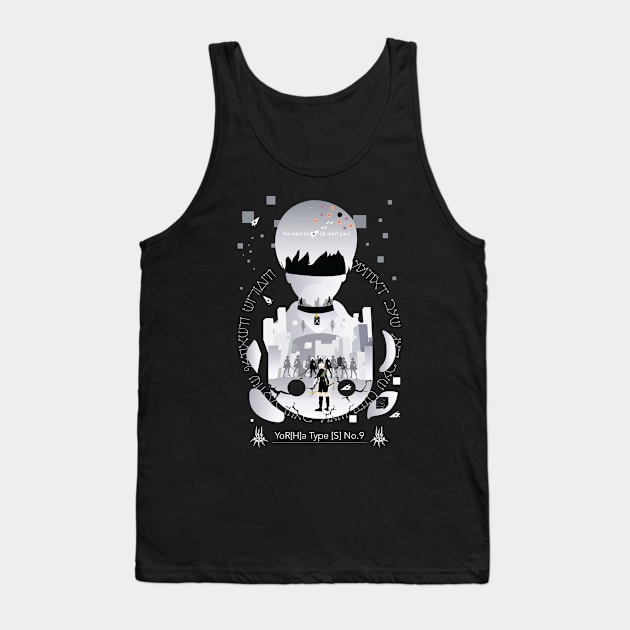 Yorha Unit 9S Tank Top by SwensonaDesigns